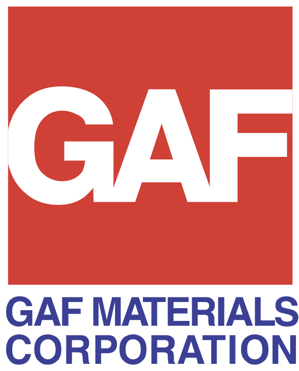 GAF logo Gaf materials corporation logo.